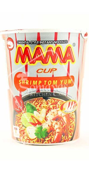 Mama Shrimp Tom Yum Flavour Noodles Cup (70g)-0