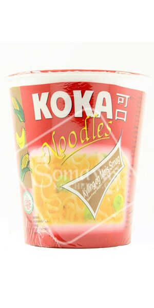 Koka Chicken & Corn Flavour Noodles Cup 70g-0