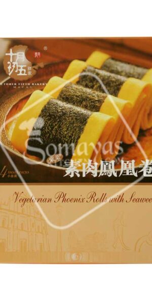 October Fifth Bakery Vegetarian Phoenix Rolls With Seaweed 150g-0