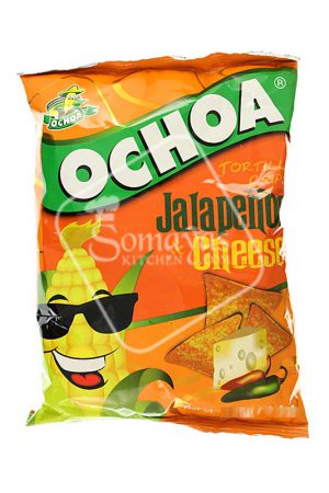 Ochoa Tortilla Chips Jalapenos Cheese (125g)-0