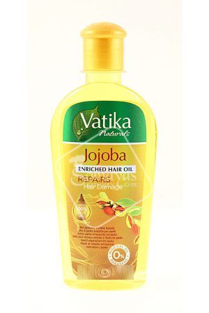 Vatika Jojoba Enriched Hair Oil Repairs Hair Damage 200ml-0