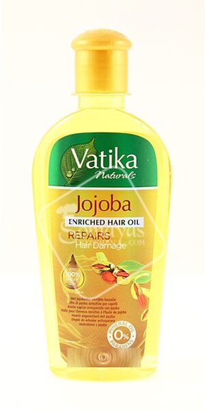 Vatika Jojoba Enriched Hair Oil Repairs Hair Damage 200ml-0