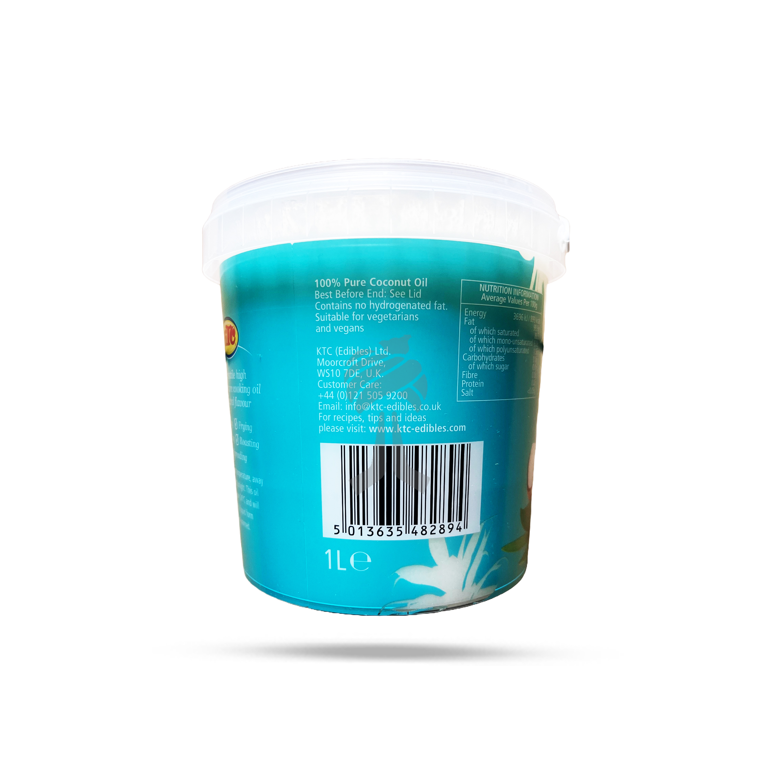 KTC Coconut Cooking Oil 1ltr - Image 2