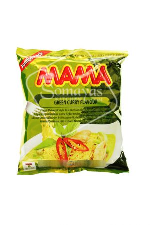 Mama Green Curry Flavour Noodles (90g)-0