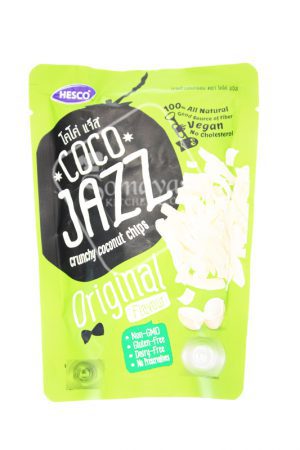 Hesco Coco Jazz Crunchy Coconut Chips Original Flavour 40g-0