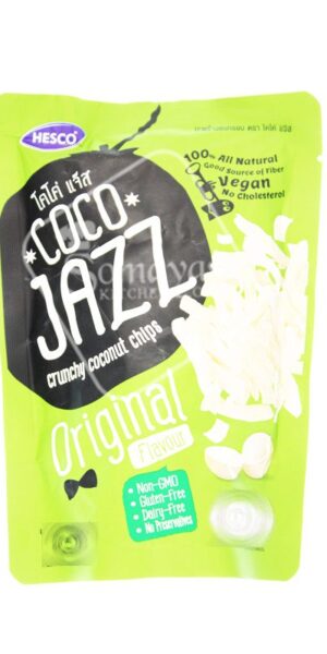 Hesco Coco Jazz Crunchy Coconut Chips Original Flavour 40g-0