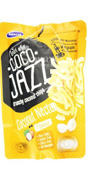 Hesco Coco Jazz Crunchy Coconut Chips Coconut Nectar Flavour 40g-0