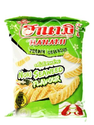 Hanami Prawn Crackers Nori Seaweed Flavour 60g-0