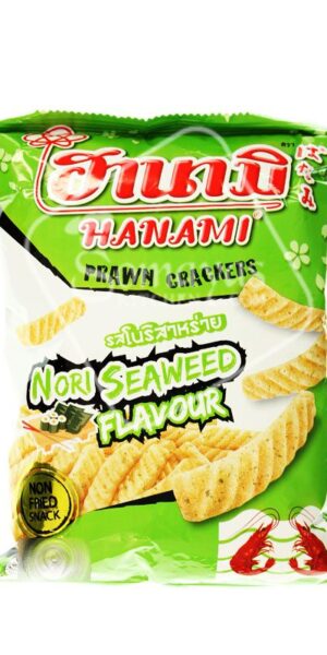 Hanami Prawn Crackers Nori Seaweed Flavour 60g-0