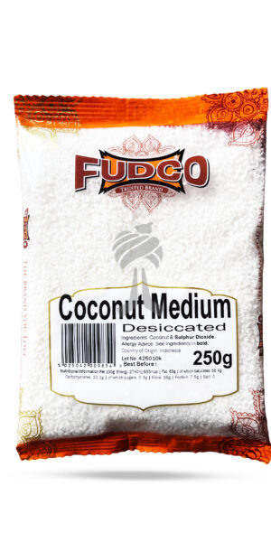 Fudco Coconut Medium Desiccated 250g