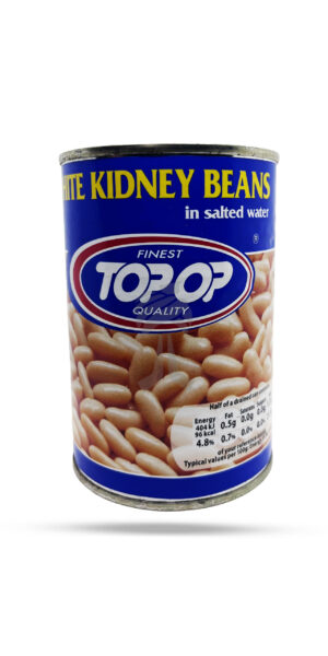Top-Op White Kidney Beans In Salted Water 400g
