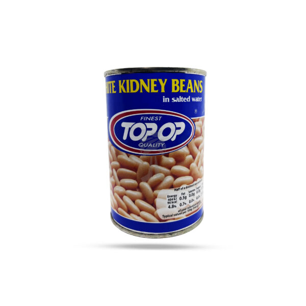 Top-Op White Kidney Beans In Salted Water 400g