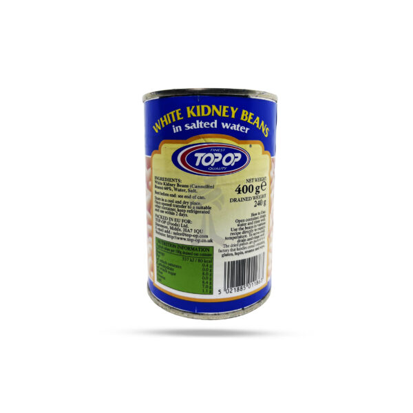 Top-Op White Kidney Beans In Salted Water 400g - Image 2