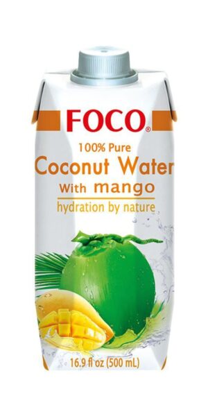 Foco Coconut Water With Mango Flavour 500ml-0