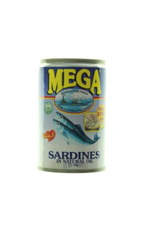 Mega Sardines In Natural Oil 155g-0