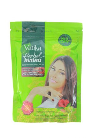 Vatika Herbal Henna With Sandalwood & Rose 200g-0