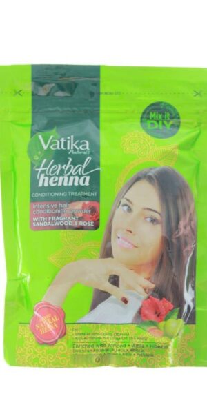 Vatika Herbal Henna With Sandalwood & Rose 200g-0