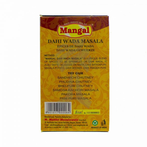 Mangal Dahi Vada Masala 50g-27248