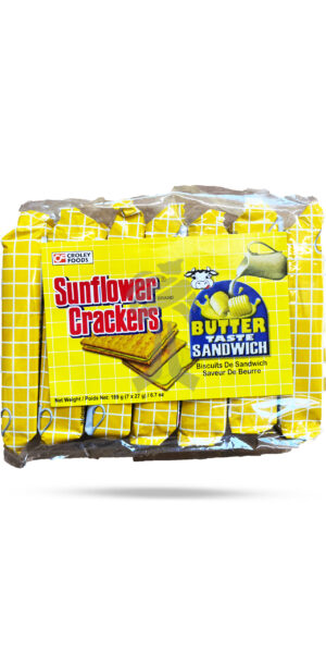 Croley Foods Sunflower Crackers Butter Cream 189g