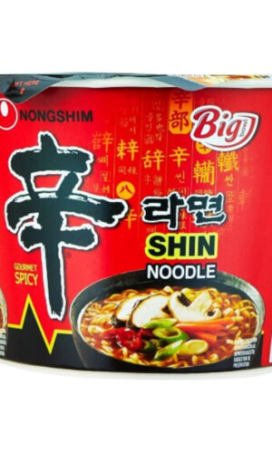 NongShim Big Shin Cup Noodle Soup Hot & Spicy 114g
