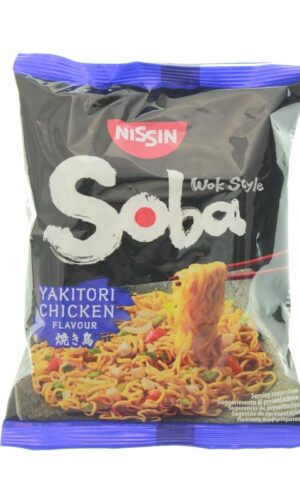 Nissin Soba Yakitori Chicken Flavour Wok Style 110g-0