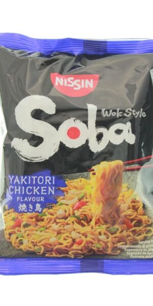 Nissin Soba Yakitori Chicken Flavour Wok Style 110g-0