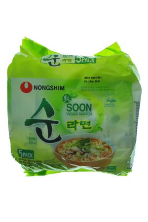 Nongshim Veggie Ramyun Noodle Soup 5x112g-0