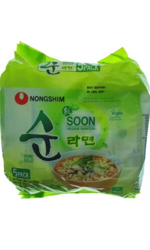 Nongshim Veggie Ramyun Noodle Soup 5x112g-0