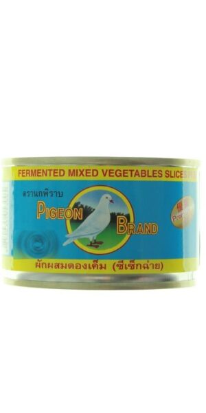 Pigeon Brand Mixed Vegetable Slices in Soy Sauce 230g-0