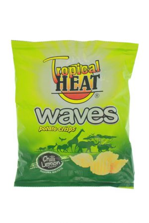 Tropical Heat Waves Potato Crisps Chilli & Lemon 125g-0