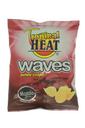 Tropical Heat Waves Potato Crisps Masala Flavour 30g-0