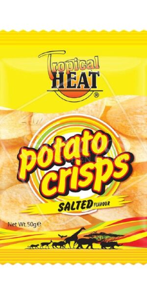 Tropical Heat Potato Crisps Salted Flavour 400g-0