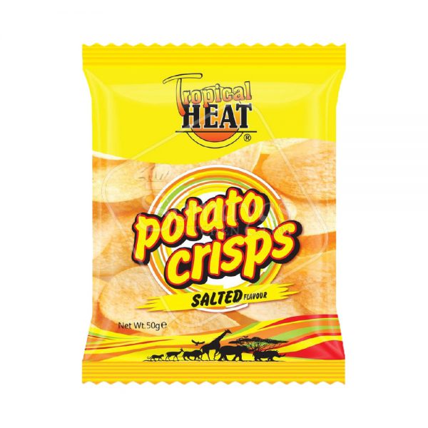 Tropical Heat Potato Crisps Salted Flavour 400g-0