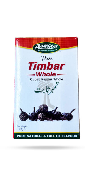 Alamgeer Timbar Whole (Cubeb Pepper) 20g
