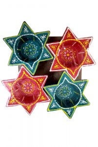 Star Paint Diya Pack of 4 Sk-0
