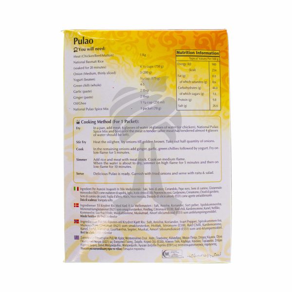 National Spice Mix for Pulao 140g-27121