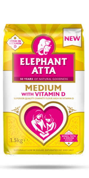 Elephant Atta Medium Vitamin D 1.5kg