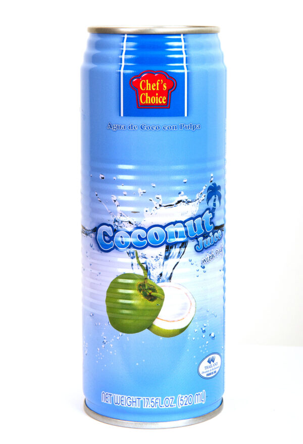 Chef's Choice Coconut Juice with Pulp 520ml