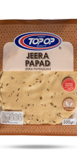 Top-Op Papad Jeera 200g
