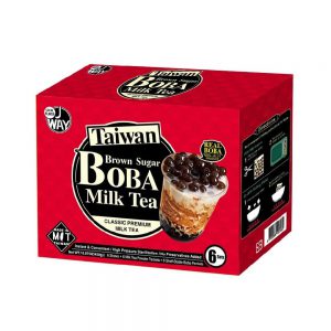 J Way Brown Sugar Bubble Tea 6x75g-0