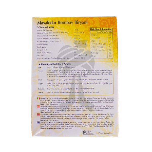 National Spice Mix For Masaledar Bombay Biryani 140g-27112