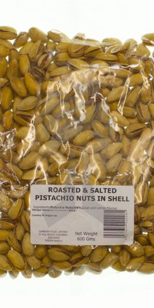 Cambian Roasted & Salted Pistachio Nuts in Shell 600g-0