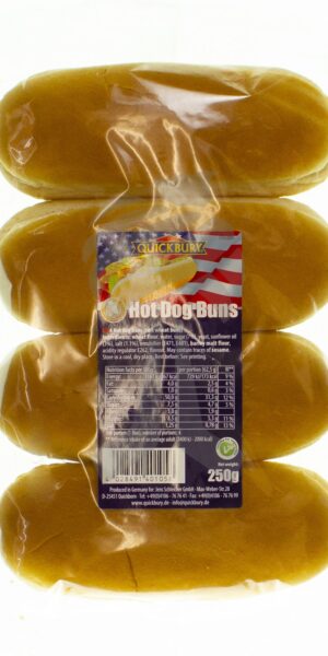 Quickbury Hot Dog Buns 250g-0