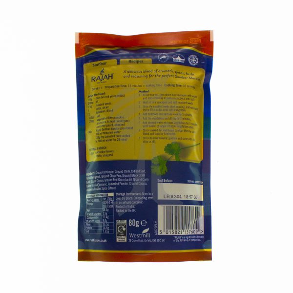 Rajah Sambar Masala 80g-27212