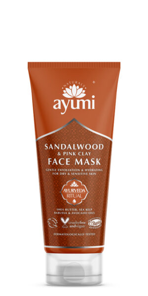 Ayumi Sandalwood & Pink Clay Face Mask 100ml