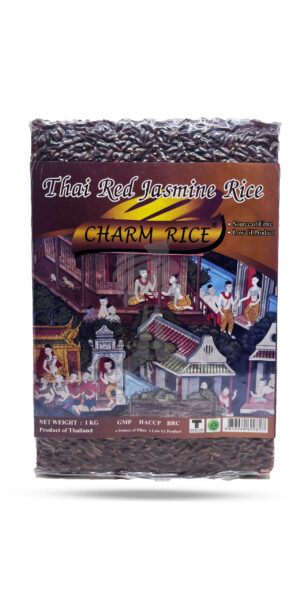Charm Rice Thai Red Jasmine Rice Brick Pack 1kg