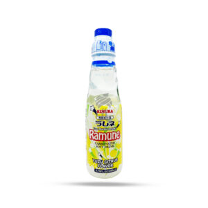 Kimura Ramune Carbonated Soft Drink Yuzu Citrus Flavor 200ml