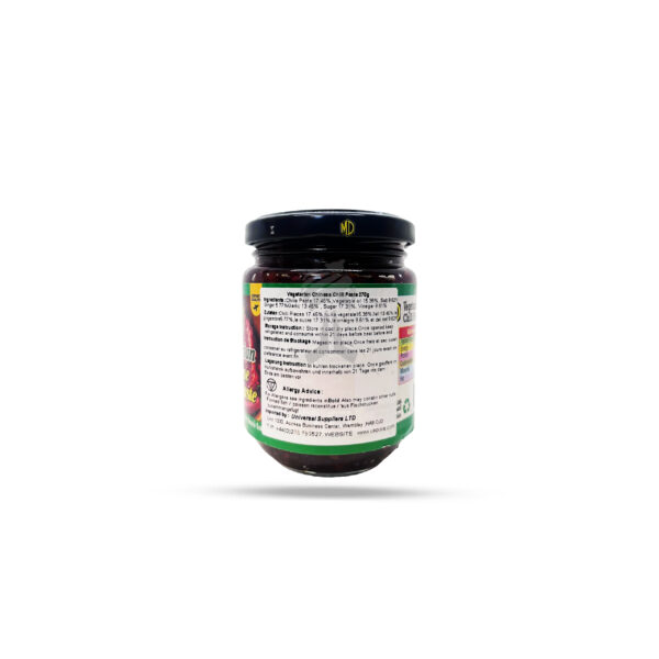 MD Vegetarian Chinese Chilli Paste 270g - Image 2