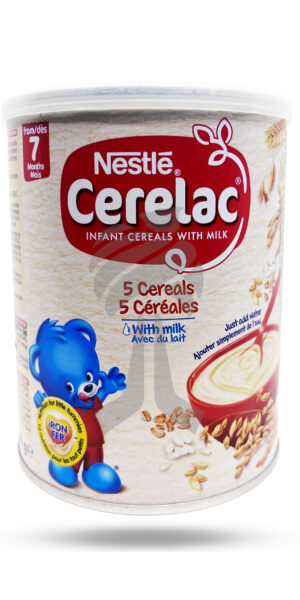 Nestle Cerelac 5 Cereals With Milk 400g