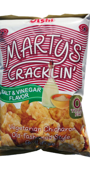 Oishi Marty's Crackling Vegetarian Chicharon Salt & Vinegar Flav